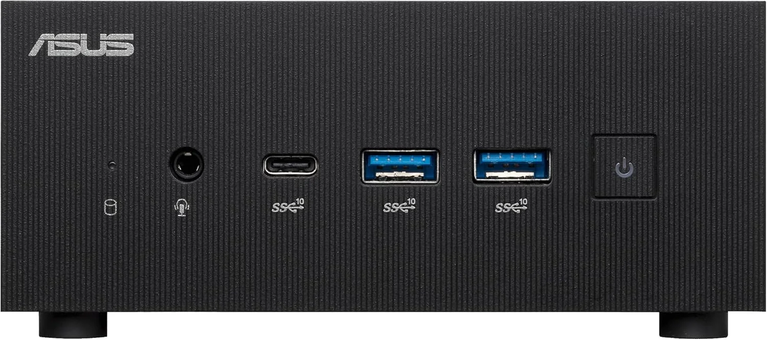 سیستم مینی پی سی ایسوس ExpertCenter PN64 با پردازنده Intel Core i5-12500H، رم 8 گیگابایتی DDR5، حافظه SSD 256 گیگابایتی M.2 PCIE G4، وای فای 6E، بلوتوث، USB-C، قابلیت اتصال چهار نمایشگر و ویندوز 11 پرو
