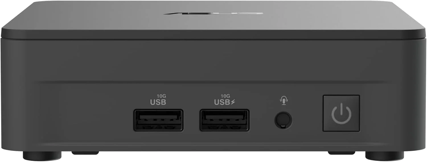 مینی کامپیوتر کامل ASUS NUC 13 Pro Slim با پردازنده نسل سیزدهم Intel Core i7-1360P، رم 16 گیگابایتی DDR4، حافظه SSD 512 گیگابایتی PCIe G4x4 NVMe، Thunderbolt™ 4، Wi-Fi 6E و بلوتوث 5.3، ویندوز 11 پرو، همراه با پایه VESA