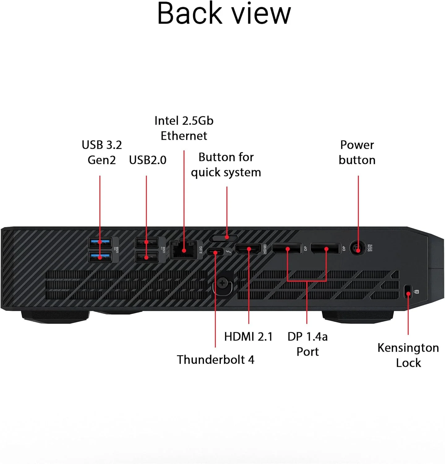 NUC 14 Performance Barebone با پردازنده نسل چهاردهم Intel Core Ultra 7 155H (پشتیبانی از NPU)، کارت گرافیک مجزای NVIDIA GeForce RTX™ 4060، حداکثر 64 گیگابایت رم DDR5، طراحی سه گانه ذخیره سازی، Thunderbolt™ 4، پایه عمودی