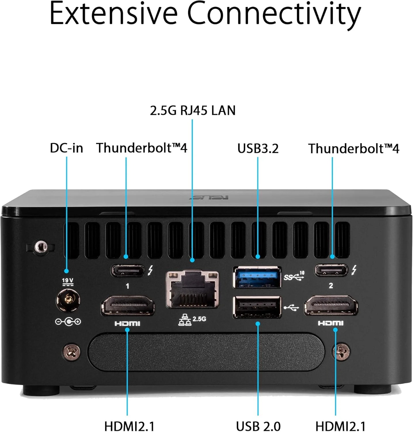 کیت بلند ASUS NUC 12 Pro مدل RNUC12WSHI500002I (پردازنده Intel Core i5، Alder-Lake-P، گرافیک Intel Iris XE، Intel WiFi 6E، بدون سیستم عامل، به همراه کابل برق EU)
