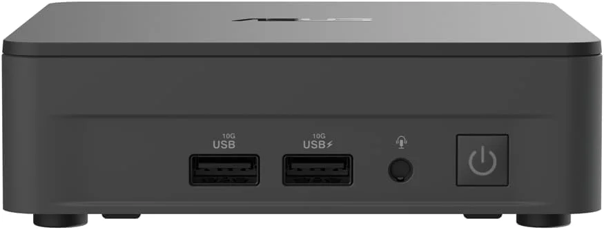 مینی کامپیوتر کامل ASUS NUC 13 Pro Slim با پردازنده نسل سیزدهم Intel Core i7-1360P، رم 16 گیگابایتی DDR4، حافظه SSD 512 گیگابایتی PCIe G4x4 NVMe، Thunderbolt™ 4، Wi-Fi 6E و بلوتوث 5.3، ویندوز 11 پرو، همراه با پایه VESA