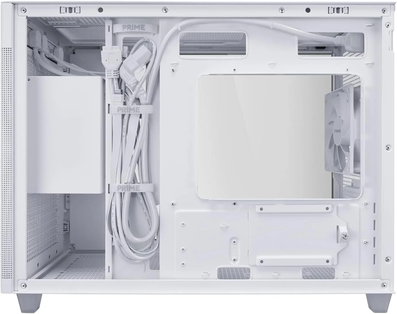 کیس سفید ASUS AP201 PRIME TG Mini Tower کیس سفید ASUS AP201 PRIME TG Mini Tower