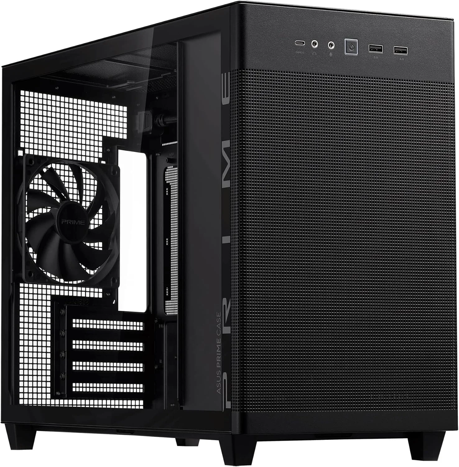 کیس مشکی ASUS AP201 PRIME TG Mini Tower