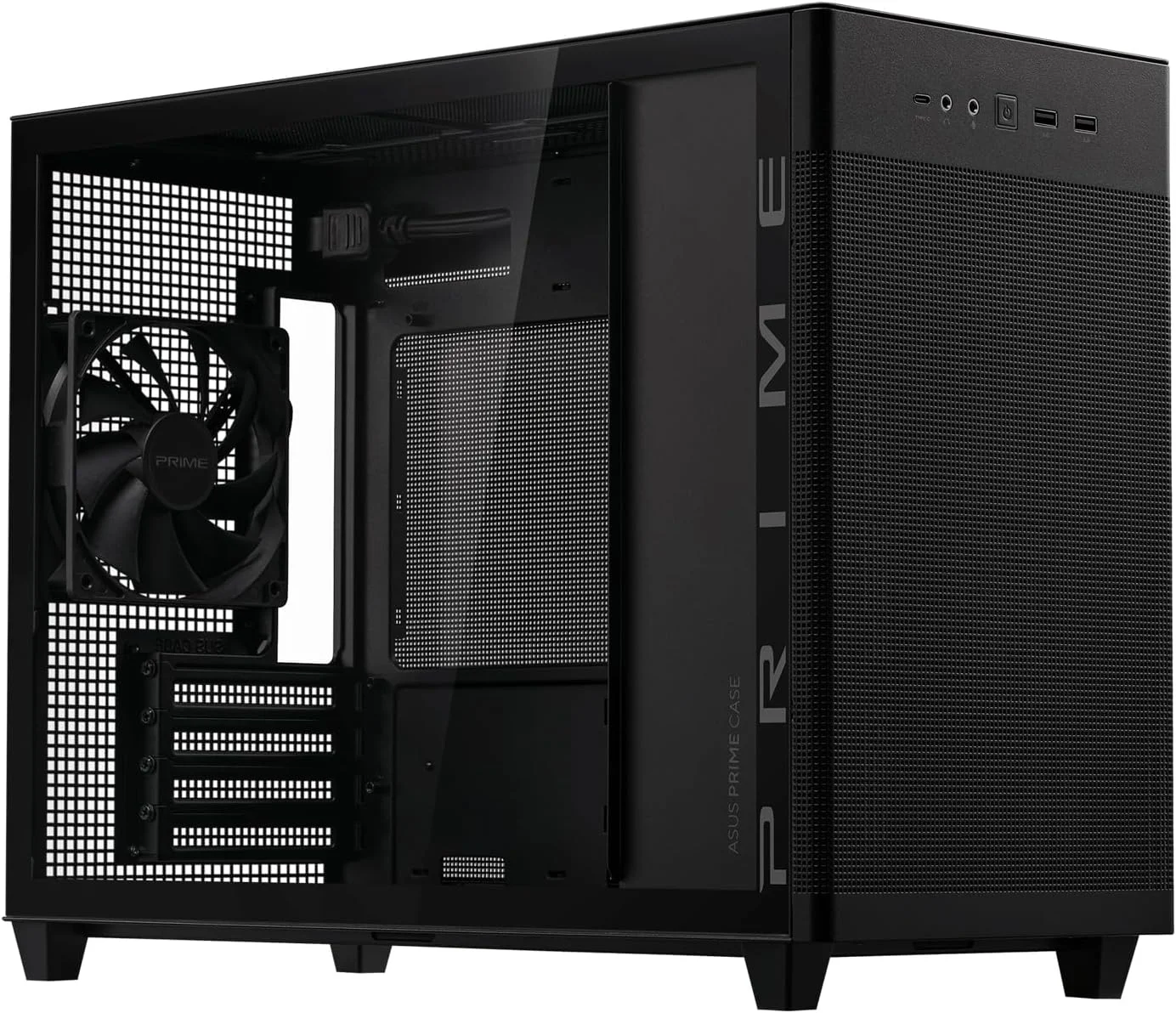 کیس مشکی ASUS AP201 PRIME TG Mini Tower کیس مشکی ASUS AP201 PRIME TG Mini Tower