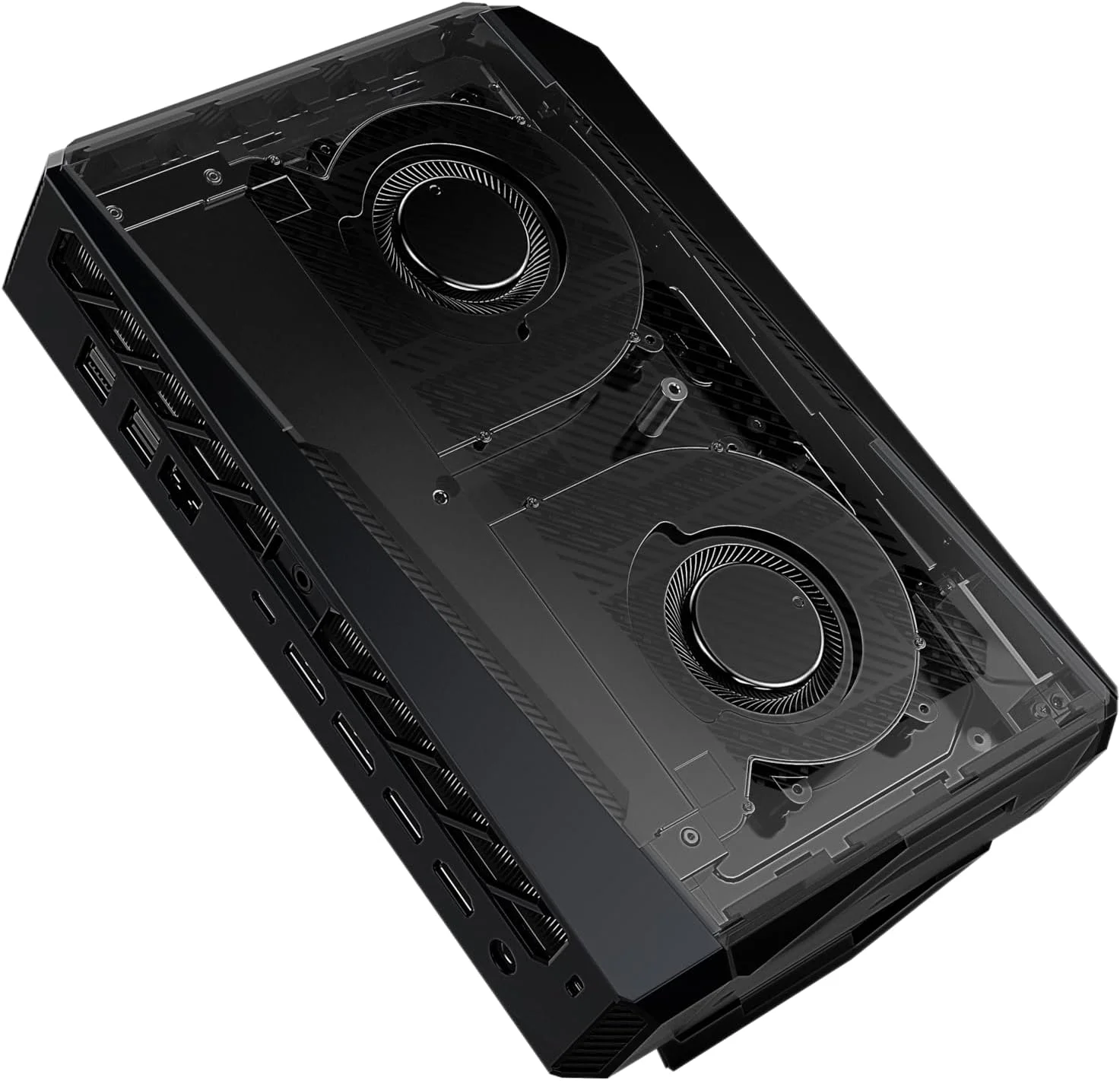 مینی پی سی گیمینگ ROG NUC (2025) با پردازنده Intel® Core™ Ultra 9 (سری 2) ARL-HX، کارت گرافیک NVIDIA® GeForce RTX™ 5070 Mobile، رم 32 گیگابایتی DDR5، حافظه SSD NVMe 1 ترابایتی، Thunderbolt™ 4، خنک کننده سه فن و نورپردازی ARGB مینی پی سی گیمینگ ROG NUC (2025) با پردازنده Intel® Core™ Ultra 9 (سری 2) ARL-HX، کارت گرافیک NVIDIA® GeForce RTX™ 5070 Mobile، رم 32 گیگابایتی DDR5، حافظه SSD NVMe 1 ترابایتی، Thunderbolt™ 4، خنک کننده سه فن و نورپردازی ARGB