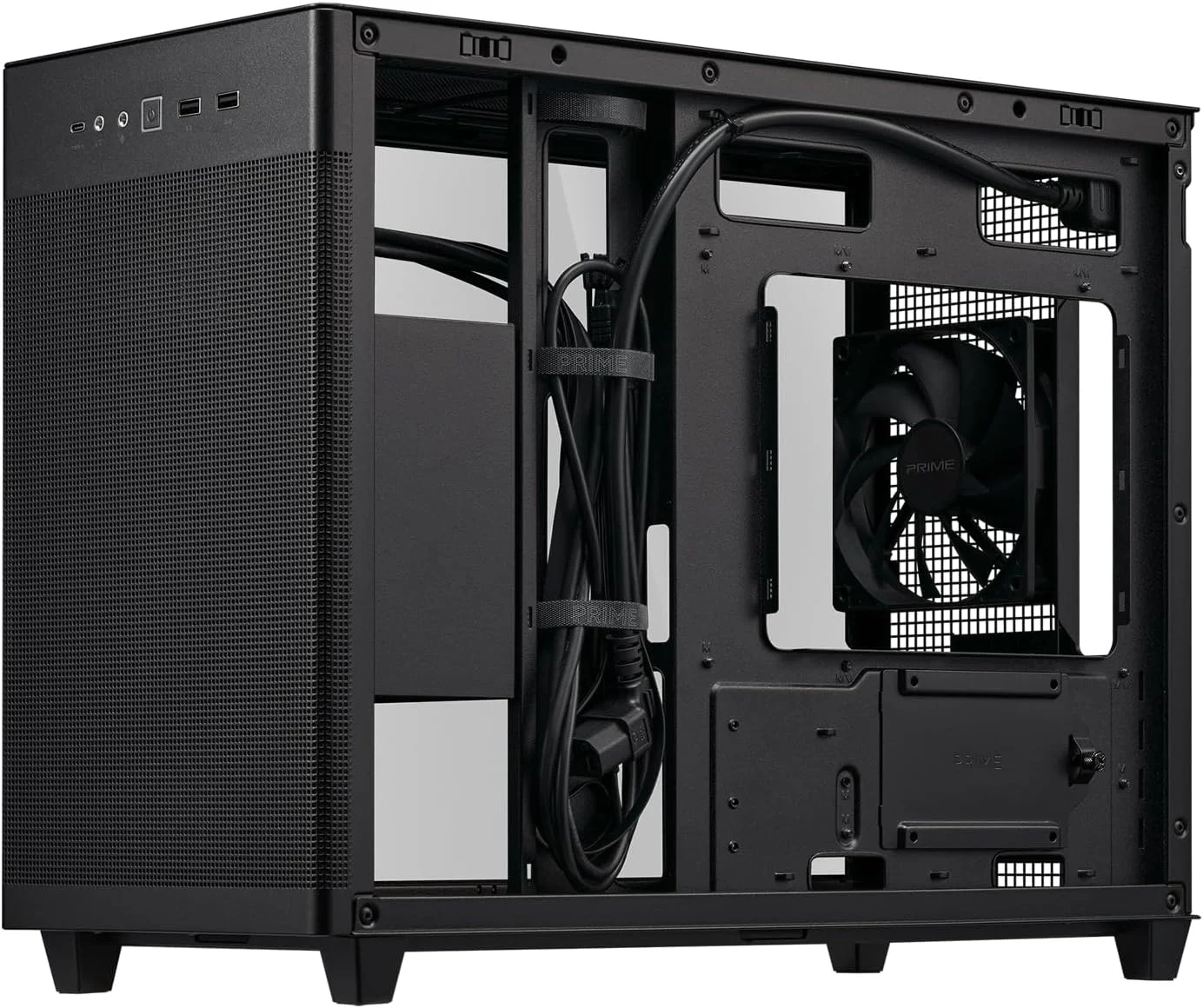 کیس مشکی ASUS AP201 PRIME TG Mini Tower کیس مشکی ASUS AP201 PRIME TG Mini Tower