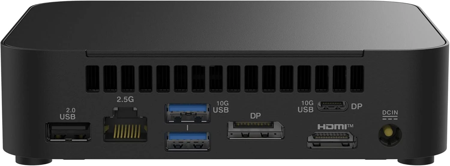 ASUS NUC 14 Essential Barebone Kit Mini PC with Intel Processor N250, Single DDR5-4800 RAM Slot, Single Storage Design, Triple Display Support, 2.5G LAN, Wi-Fi 6E & Bluetooth 5.3, VESA Mount Included ASUS NUC 14 Essential Barebone Kit Mini PC with Intel Processor N250, Single DDR5-4800 RAM Slot, Single Storage Design, Triple Display Support, 2.5G LAN, Wi-Fi 6E & Bluetooth 5.3, VESA Mount Included