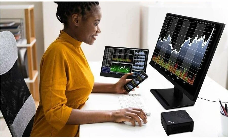 مینی پی سی Barebone ام اس آی Cubi N ADL: پردازنده Intel Celeron N100، گرافیک Intel UHD، وای فای، نمایشگر دوگانه، Type C: مشکی ADL S-055BUS مینی پی سی Barebone ام اس آی Cubi N ADL: پردازنده Intel Celeron N100، گرافیک Intel UHD، وای فای، نمایشگر دوگانه، Type C: مشکی ADL S-055BUS
