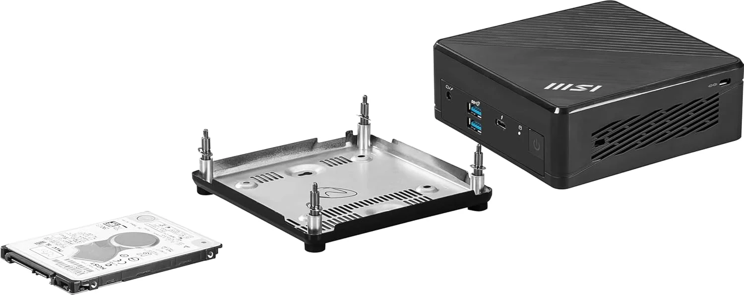 مینی پی سی بدون قطعات MSI Cubi 5: پردازنده Intel Core i3-1215U، وای فای 6E، بلوتوث 5.2، تاندربولت Type-C، نمایشگر دوگانه، کم مصرف، مشکی: 12M-086BUS مینی پی سی بدون قطعات MSI Cubi 5: پردازنده Intel Core i3-1215U، وای فای 6E، بلوتوث 5.2، تاندربولت Type-C، نمایشگر دوگانه، کم مصرف، مشکی: 12M-086BUS