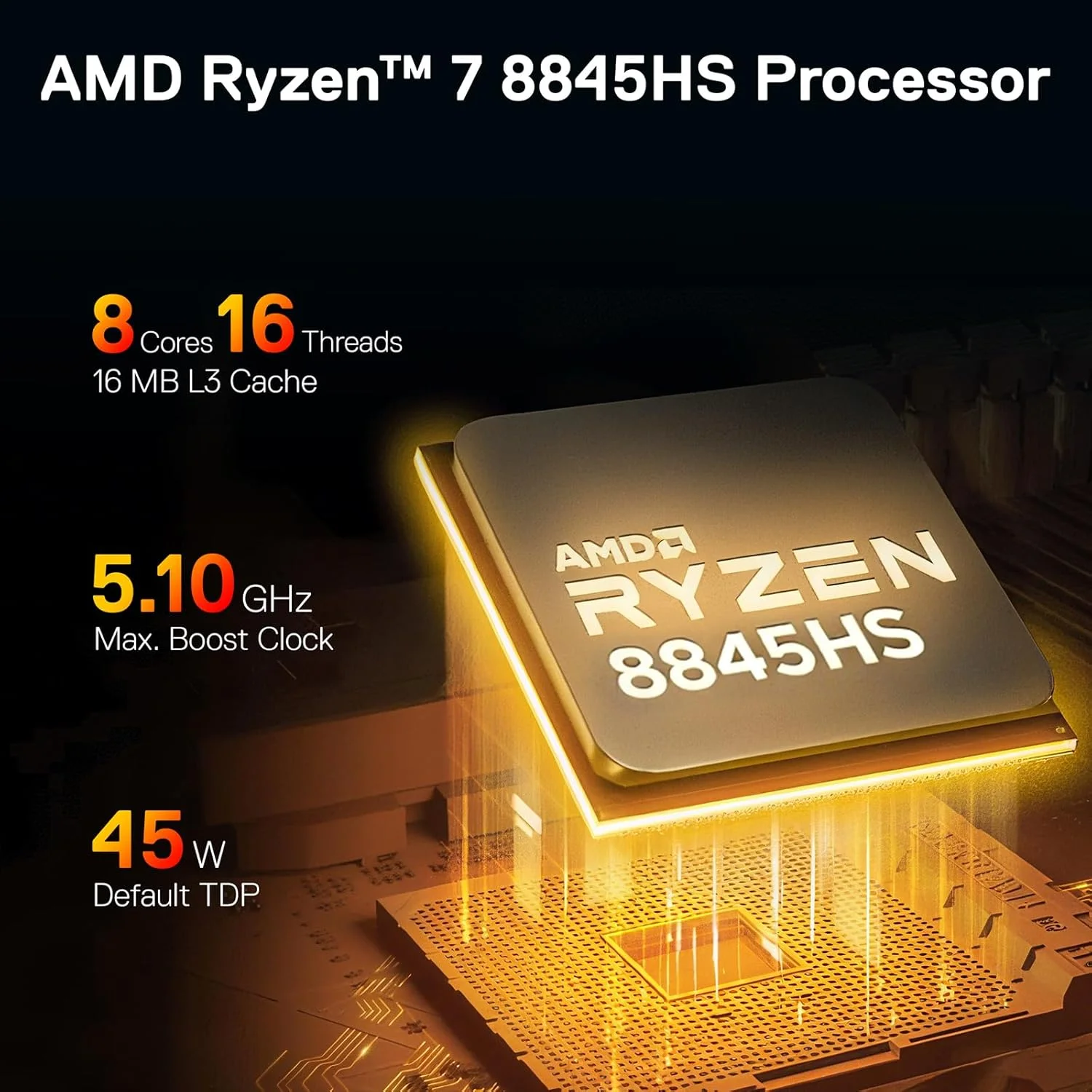 مینی پی سی Redragon MPC745 با پردازنده AMD Ryzen 7 8845HS (حداکثر 5.1 گیگاهرتز)، مینی کامپیوتر رومیزی با گرافیک Radeon 780M، رم 16 گیگابایتی DDR5، حافظه SSD 1 ترابایتی PCIe M.2، پشتیبانی از اترنت، 4K UHD، WiFi، BT 5.2، USB 4.0 مینی پی سی Redragon MPC745 با پردازنده AMD Ryzen 7 8845HS (حداکثر 5.1 گیگاهرتز)، مینی کامپیوتر رومیزی با گرافیک Radeon 780M، رم 16 گیگابایتی DDR5، حافظه SSD 1 ترابایتی PCIe M.2، پشتیبانی از اترنت، 4K UHD، WiFi، BT 5.2، USB 4.0