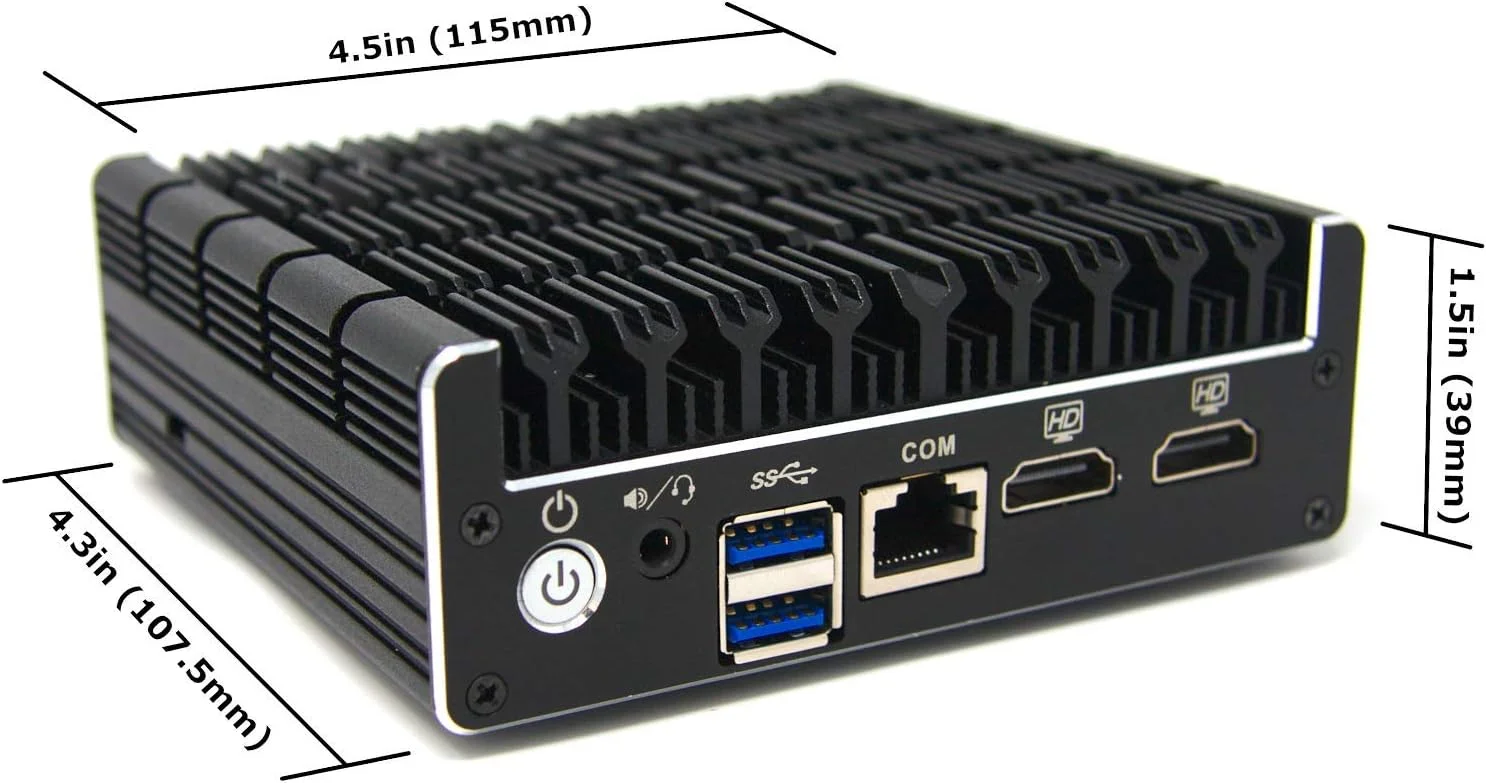 محافظ Protectli Vault با 4 پورت، فایروال میکرو اپلاینس/مینی پی سی - اینتل Quad Core، AES-NI، 8 گیگابایت رم، 120 گیگابایت SSD mSATA محافظ Protectli Vault با 4 پورت، فایروال میکرو اپلاینس/مینی پی سی - اینتل Quad Core، AES-NI، 8 گیگابایت رم، 120 گیگابایت SSD mSATA