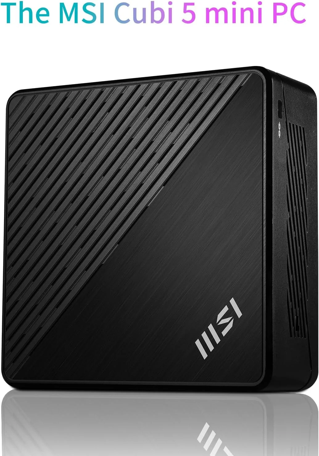مینی کامپیوتر حرفه ای MSI Cubi 5، پردازنده نسل دوازدهم Intel i5-1235U (بهتر از Ryzen 7 5700U)، رم 16 گیگابایتی، SSD 512 گیگابایتی، Wi-Fi 6، Windows 11 Pro، پشتیبانی از نمایشگر 4K@60Hz، انجام چند وظیفه ای روان در کار/بازی مینی کامپیوتر حرفه ای MSI Cubi 5، پردازنده نسل دوازدهم Intel i5-1235U (بهتر از Ryzen 7 5700U)، رم 16 گیگابایتی، SSD 512 گیگابایتی، Wi-Fi 6، Windows 11 Pro، پشتیبانی از نمایشگر 4K@60Hz، انجام چند وظیفه ای روان در کار/بازی