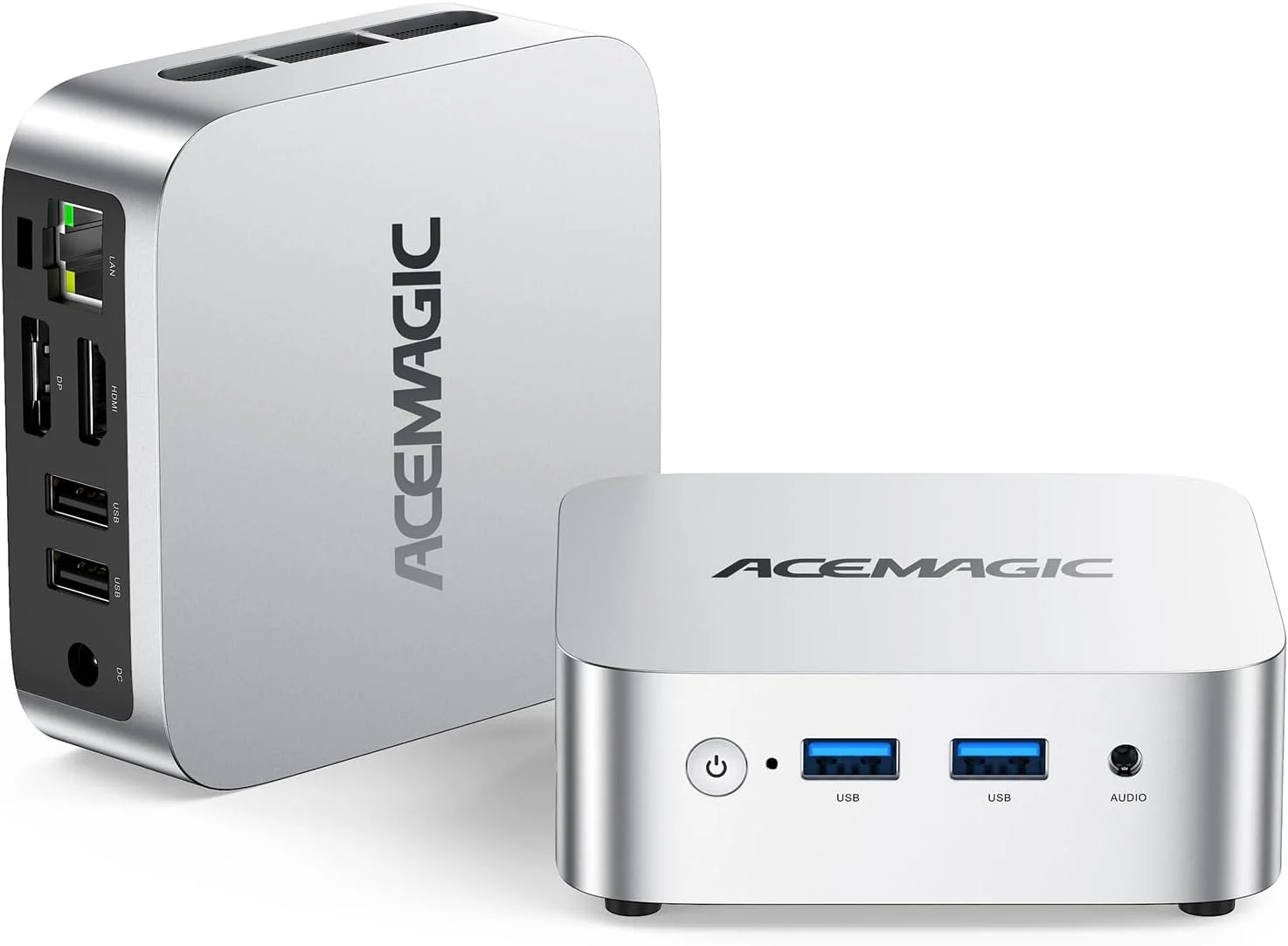 کامپیوترهای کوچک ACEMAGIC V1 Mini Pc، اینتل Twin Lake N150 (توربو 3.6 گیگاهرتز)، 16 گیگابایت رم DDR4، 1 ترابایت حافظه SSD M.2، کامپیوتر رومیزی کوچک 4K HDMI DP، وای فای/بلوتوث دوگانه، اترنت گیگابیتی Vesa، میکرو کامپیوتر خانگی/اداری