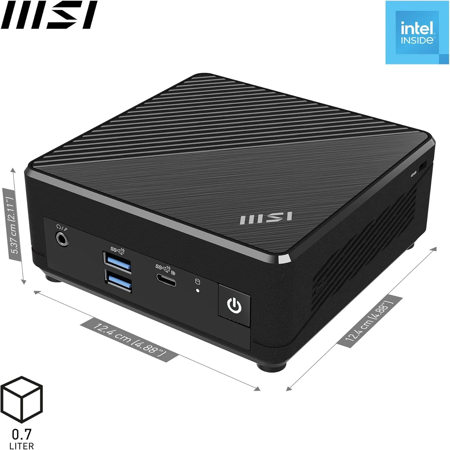 مینی پی سی بون MSI مدل Notebook Cubi N ADL-001BEU اینتل N200