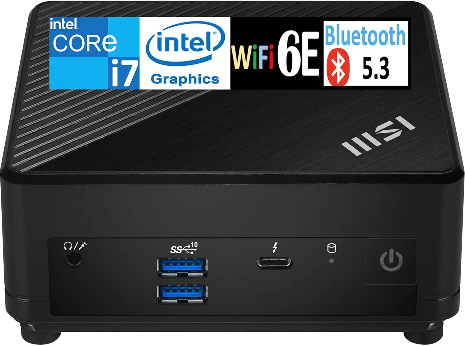 مینی دسکتاپ MSI Cubi 5 (پردازنده Intel i7-1255U، گرافیک Intel Iris Xe، حافظه رم 16 گیگابایت DDR4، حافظه اس اس دی 512 گیگابایت PCIe، تاندربولت 4، وای فای 6E، بلوتوث 5.3، منبع تغذیه 65 وات، 2 پورت RJ-45، 1 پورت Display، HDMI، ویندوز 11 پرو) به همراه توسعه دهنده پورت USB DKZ مینی دسکتاپ MSI Cubi 5 (پردازنده Intel i7-1255U، گرافیک Intel Iris Xe، حافظه رم 16 گیگابایت DDR4، حافظه اس اس دی 512 گیگابایت PCIe، تاندربولت 4، وای فای 6E، بلوتوث 5.3، منبع تغذیه 65 وات، 2 پورت RJ-45، 1 پورت Display، HDMI، ویندوز 11 پرو) به همراه توسعه دهنده پورت USB DKZ