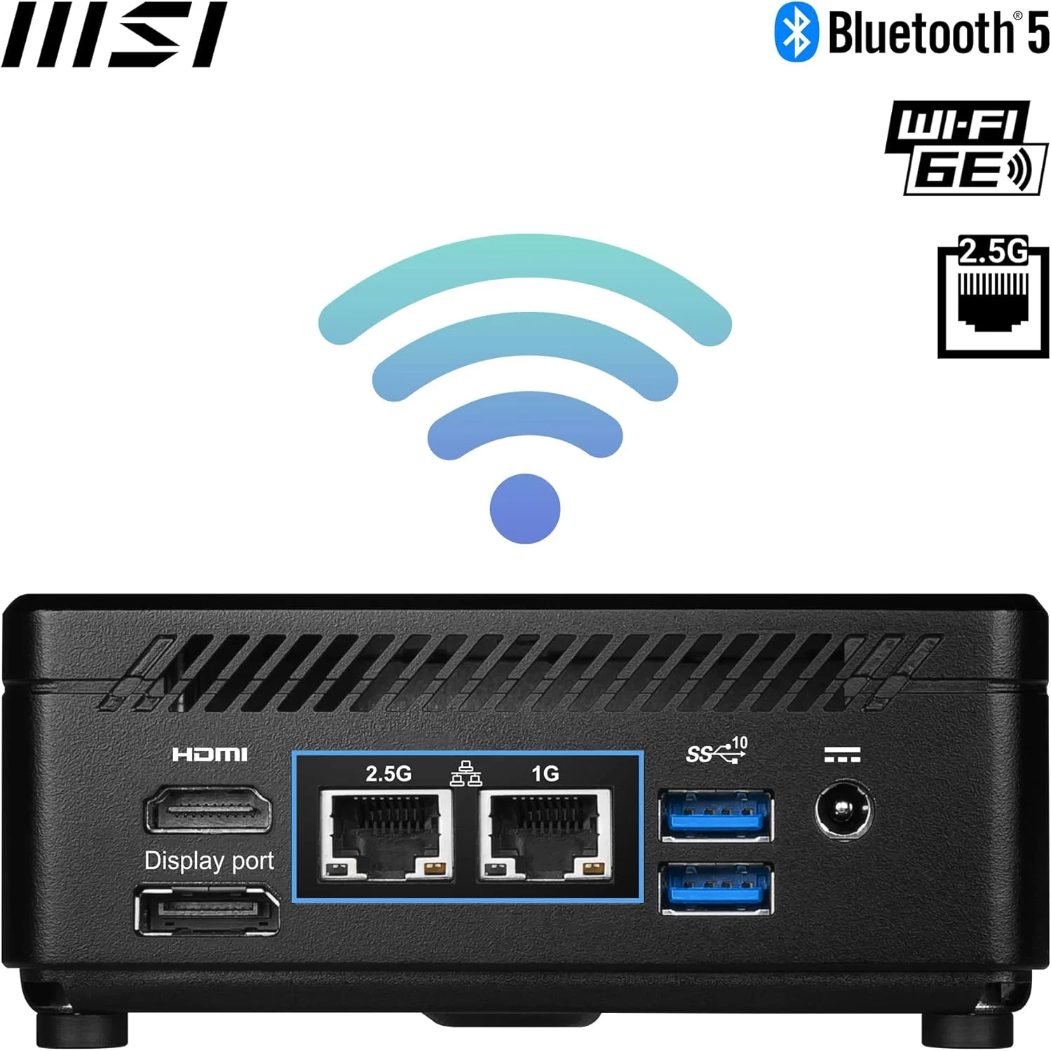 MSI Cubi 5 12M Intel Core i5 1235U Barebone، NUC، SFF، مینی کامپیوتر، HTPC، (بدون رم، بدون حافظه ذخیره سازی، بدون سیستم عامل)، گرافیک IRIS XE / Thunderbolt 4 / Type C / HDMI / DisplayPort / Dual LAN / WiFi 6E / BT 5.3 / VESA MSI Cubi 5 12M Intel Core i5 1235U Barebone، NUC، SFF، مینی کامپیوتر، HTPC، (بدون رم، بدون حافظه ذخیره سازی، بدون سیستم عامل)، گرافیک IRIS XE / Thunderbolt 4 / Type C / HDMI / DisplayPort / Dual LAN / WiFi 6E / BT 5.3 / VESA