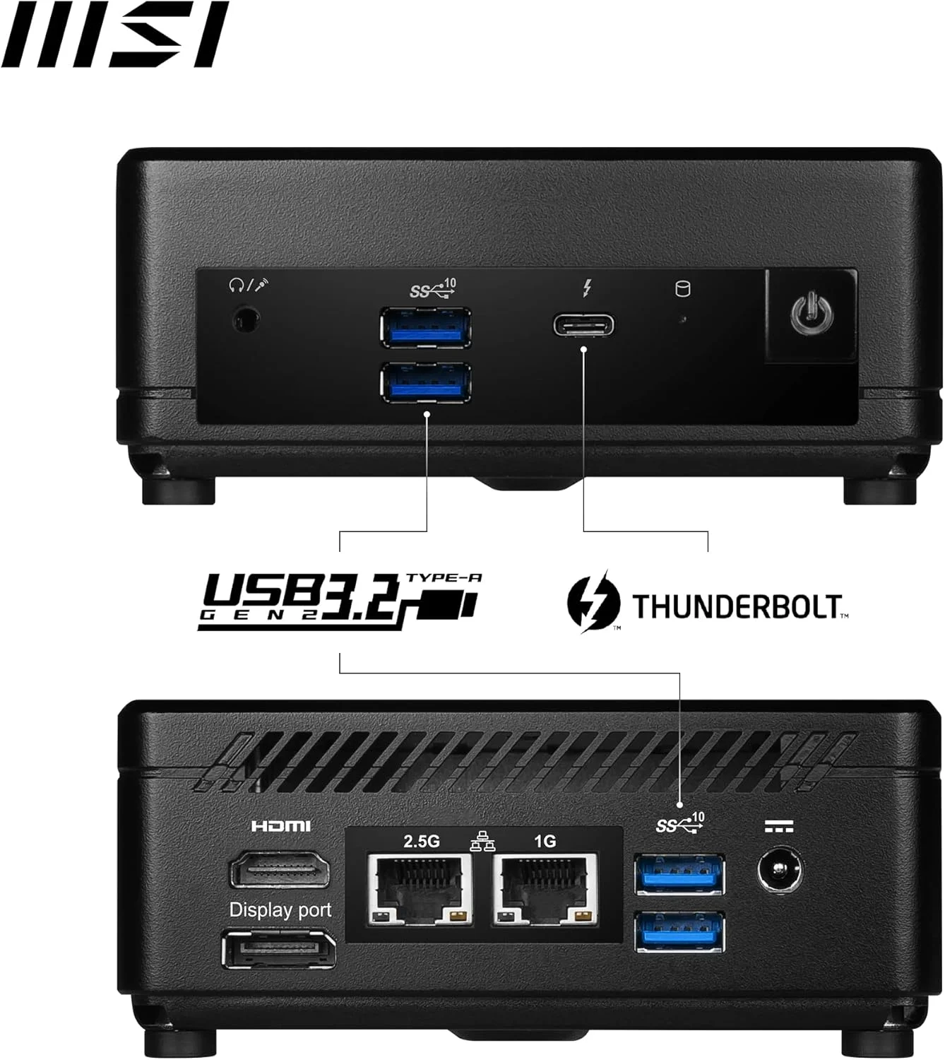 MSI Cubi 5 12M Intel Core i5 1235U Barebone، NUC، SFF، مینی کامپیوتر، HTPC، (بدون رم، بدون حافظه ذخیره سازی، بدون سیستم عامل)، گرافیک IRIS XE / Thunderbolt 4 / Type C / HDMI / DisplayPort / Dual LAN / WiFi 6E / BT 5.3 / VESA MSI Cubi 5 12M Intel Core i5 1235U Barebone، NUC، SFF، مینی کامپیوتر، HTPC، (بدون رم، بدون حافظه ذخیره سازی، بدون سیستم عامل)، گرافیک IRIS XE / Thunderbolt 4 / Type C / HDMI / DisplayPort / Dual LAN / WiFi 6E / BT 5.3 / VESA