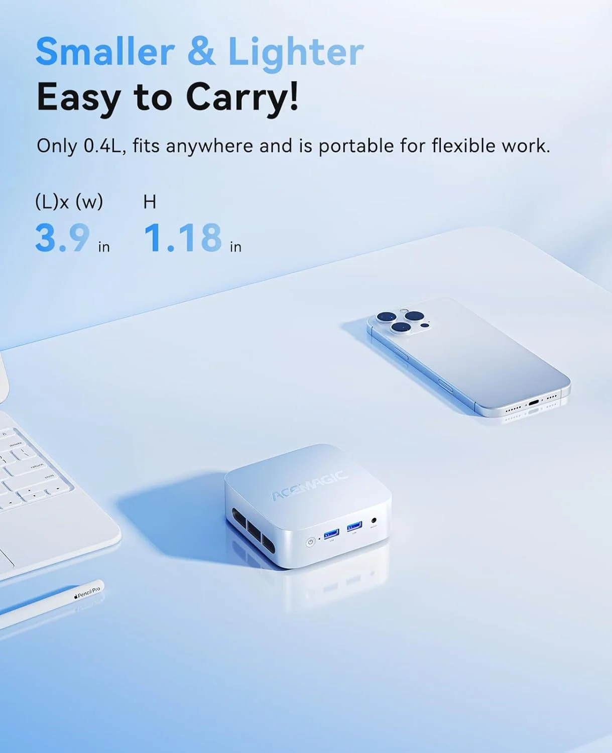 کامپیوترهای کوچک ACEMAGIC V1 Mini Pc، اینتل Twin Lake N150 (توربو 3.6 گیگاهرتز)، 16 گیگابایت رم DDR4، 1 ترابایت حافظه SSD M.2، کامپیوتر رومیزی کوچک 4K HDMI DP، وای فای/بلوتوث دوگانه، اترنت گیگابیتی Vesa، میکرو کامپیوتر خانگی/اداری کامپیوترهای کوچک ACEMAGIC V1 Mini Pc، اینتل Twin Lake N150 (توربو 3.6 گیگاهرتز)، 16 گیگابایت رم DDR4، 1 ترابایت حافظه SSD M.2، کامپیوتر رومیزی کوچک 4K HDMI DP، وای فای/بلوتوث دوگانه، اترنت گیگابیتی Vesa، میکرو کامپیوتر خانگی/اداری