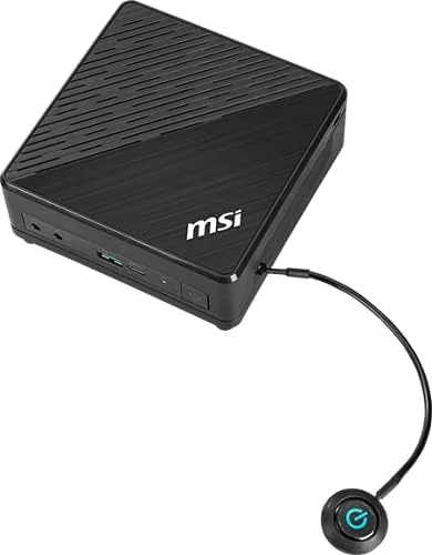 مینی پی سی MSI Cubi 5 10M - پردازنده دو هسته ای Pentium Gold 6405U، ویندوز 10، گرافیک یکپارچه، 4 گیگابایت رم DDR4، 128 گیگابایت SSD SATA، Wi-Fi، USB Type-C، HDMI - مینی دسکتاپ مشکی جمع و جور و قدرتمند - اینتل مینی پی سی MSI Cubi 5 10M - پردازنده دو هسته ای Pentium Gold 6405U، ویندوز 10، گرافیک یکپارچه، 4 گیگابایت رم DDR4، 128 گیگابایت SSD SATA، Wi-Fi، USB Type-C، HDMI - مینی دسکتاپ مشکی جمع و جور و قدرتمند - اینتل