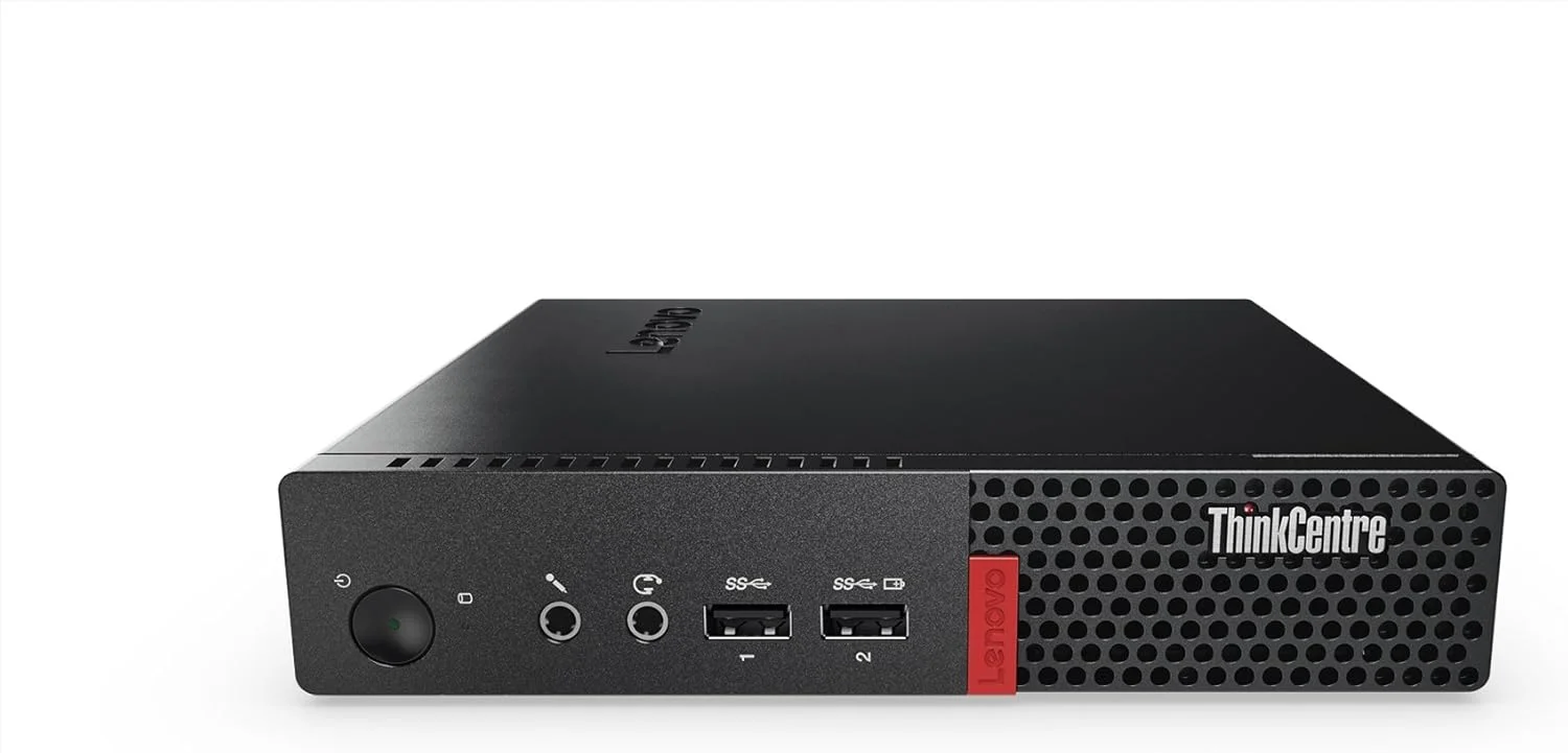 کامپیوتر رومیزی کوچک لنوو ThinkCentre M910q مدل 10MV000NUS - پردازنده Intel Core i5-7500T، رم 8 گیگابایتی، SSD PCIe 256 گیگابایتی، ویندوز 10 پرو