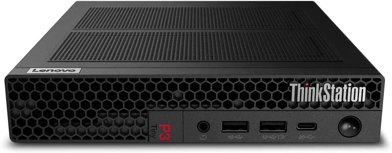 ایستگاه کاری Lenovo ThinkStation P3 Tiny Gen 2 با پردازنده Intel Core Ultra 7 265 vPro، کارت گرافیک NVIDIA RTX A1000 8GB GDDR6، حافظه 32GB DDR5-5600MT، حافظه ذخیره سازی 1TB SSD، WiFi 7 و Windows 11 Pro ایستگاه کاری Lenovo ThinkStation P3 Tiny Gen 2 با پردازنده Intel Core Ultra 7 265 vPro، کارت گرافیک NVIDIA RTX A1000 8GB GDDR6، حافظه 32GB DDR5-5600MT، حافظه ذخیره سازی 1TB SSD، WiFi 7 و Windows 11 Pro