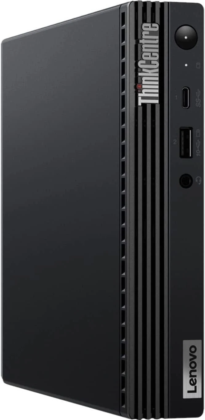 کامپیوتر رومیزی لنوو ThinkCentre M70q 11DT00FGUS - پردازنده Intel Core i5 نسل دهم i5-10400T شش هسته ای (6 هسته) 2 گیگاهرتز - 8 گیگابایت رم DDR4 SDRAM - 256 گیگابایت NVMe M.2 PCI Express PCI Express NVMe SSD - Tiny - مشکی
