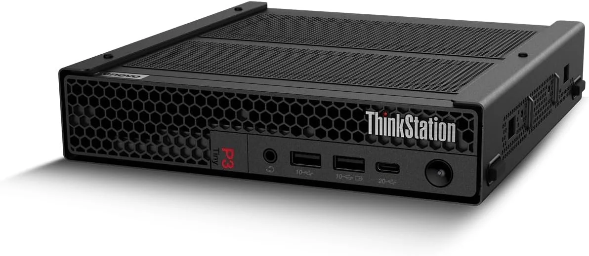 ایستگاه کاری Lenovo ThinkStation P3 Tiny Gen 2 با پردازنده Intel Core Ultra 7 265 vPro، کارت گرافیک NVIDIA RTX A1000 8GB GDDR6، حافظه 32GB DDR5-5600MT، حافظه ذخیره سازی 1TB SSD، WiFi 7 و Windows 11 Pro ایستگاه کاری Lenovo ThinkStation P3 Tiny Gen 2 با پردازنده Intel Core Ultra 7 265 vPro، کارت گرافیک NVIDIA RTX A1000 8GB GDDR6، حافظه 32GB DDR5-5600MT، حافظه ذخیره سازی 1TB SSD، WiFi 7 و Windows 11 Pro