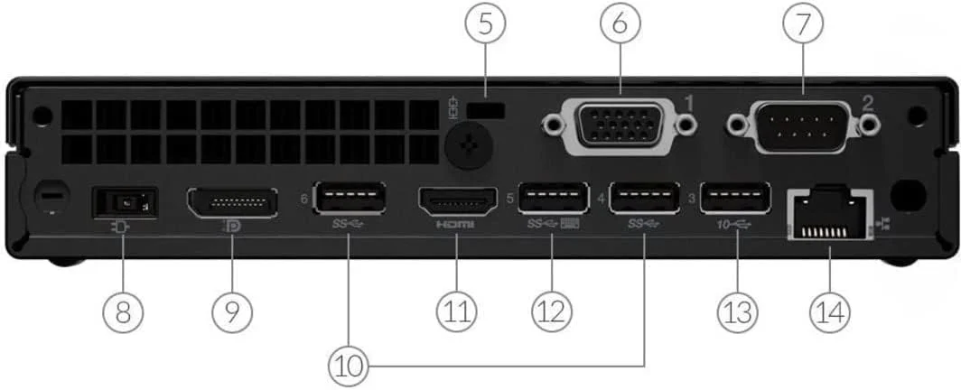کامپیوتر رومیزی لنوو ThinkCentre M70q 11DT00FGUS - پردازنده Intel Core i5 نسل دهم i5-10400T شش هسته ای (6 هسته) 2 گیگاهرتز - 8 گیگابایت رم DDR4 SDRAM - 256 گیگابایت NVMe M.2 PCI Express PCI Express NVMe SSD - Tiny - مشکی کامپیوتر رومیزی لنوو ThinkCentre M70q 11DT00FGUS - پردازنده Intel Core i5 نسل دهم i5-10400T شش هسته ای (6 هسته) 2 گیگاهرتز - 8 گیگابایت رم DDR4 SDRAM - 256 گیگابایت NVMe M.2 PCI Express PCI Express NVMe SSD - Tiny - مشکی
