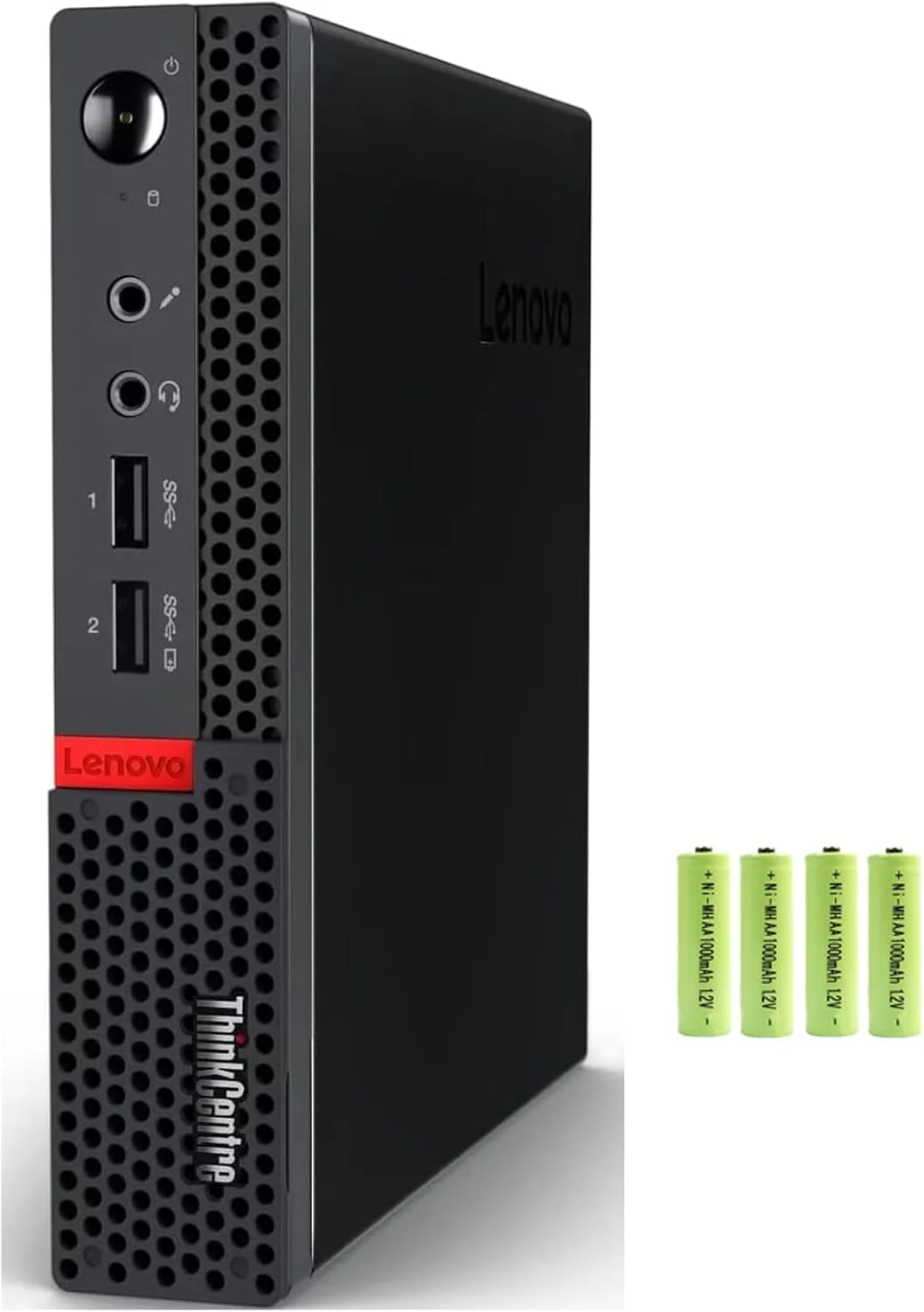 کامپیوتر رومیزی مینی لنوو ThinkCentre M625 [ویندوز 11 پرو]، پردازنده 2 هسته ای AMD A4-9120C (تا 2.4 گیگاهرتز)، 8 گیگابایت رم، 256 گیگابایت PCIe SSD، گرافیک AMD Radeon R4، 2 پورت نمایشگر، 6 پورت USB، RJ-45، همراه با باتری