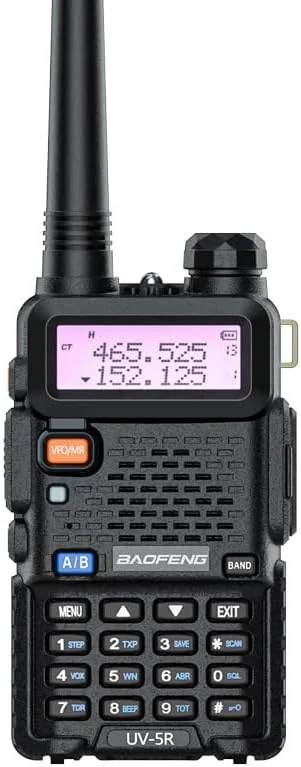 اینترفون رمزگشایی آنالوگ دوربرد دو بانده 128 کاناله دستی فرستنده و گیرنده FM دو طرفه