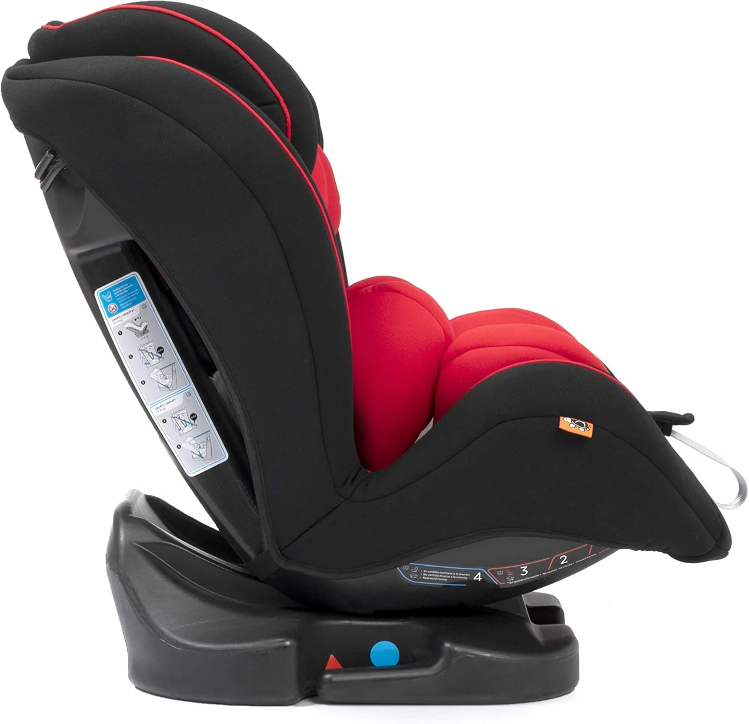 صندلی ماشین کودک تکیه دار Babyauto Taiyang، قرمز مشکی