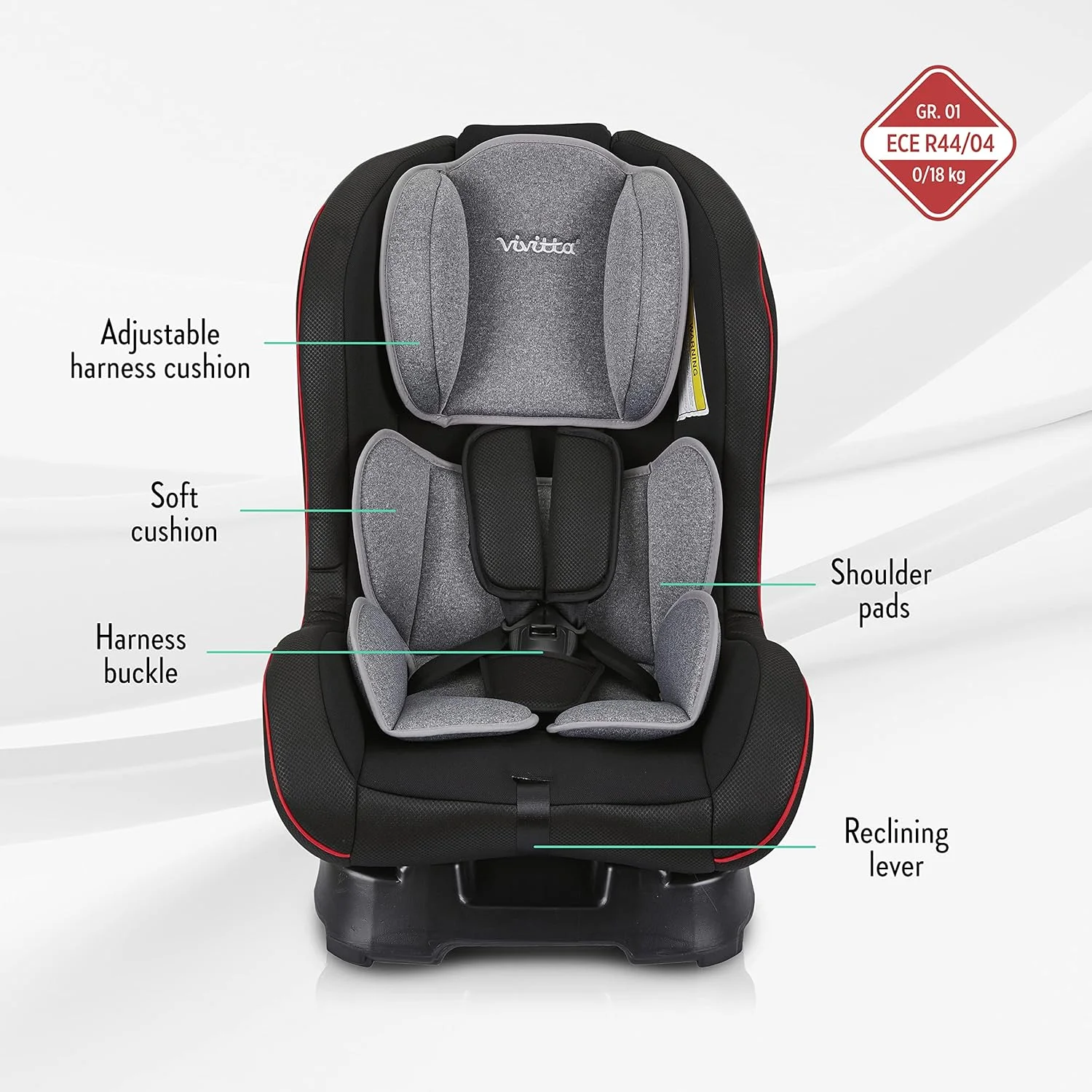 صندلی ماشین کودک Babyauto Vivitta VIL گروه 01 مناسب برای نوزادان/کودکان نوپا از 0 تا 36 ماه با محافظت در برابر ضربه جانبی | کمربند ایمنی 5 نقطه ای | قابل تنظیم | رو به جلو و عقب - مشکی/خاکستری صندلی ماشین کودک Babyauto Vivitta VIL گروه 01 مناسب برای نوزادان/کودکان نوپا از 0 تا 36 ماه با محافظت در برابر ضربه جانبی | کمربند ایمنی 5 نقطه ای | قابل تنظیم | رو به جلو و عقب - مشکی/خاکستری