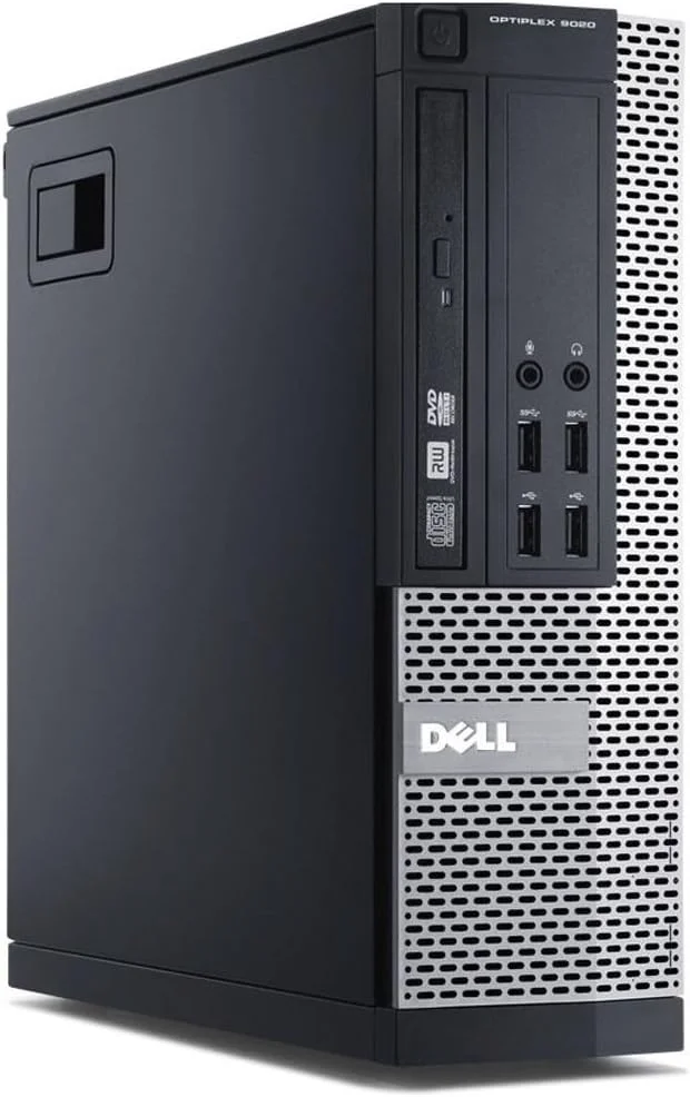 کامپیوتر رومیزی کوچک دل Optiplex 9020 با پردازنده Intel Core i7-4770 تا 3.9 گیگاهرتز، گرافیک HD 4600 با پشتیبانی از 4K، رم 32 گیگابایتی، حافظه SSD 1 ترابایتی، DisplayPort، HDMI، Wi-Fi، بلوتوث - Windows 10 Pro (بازسازی شده)