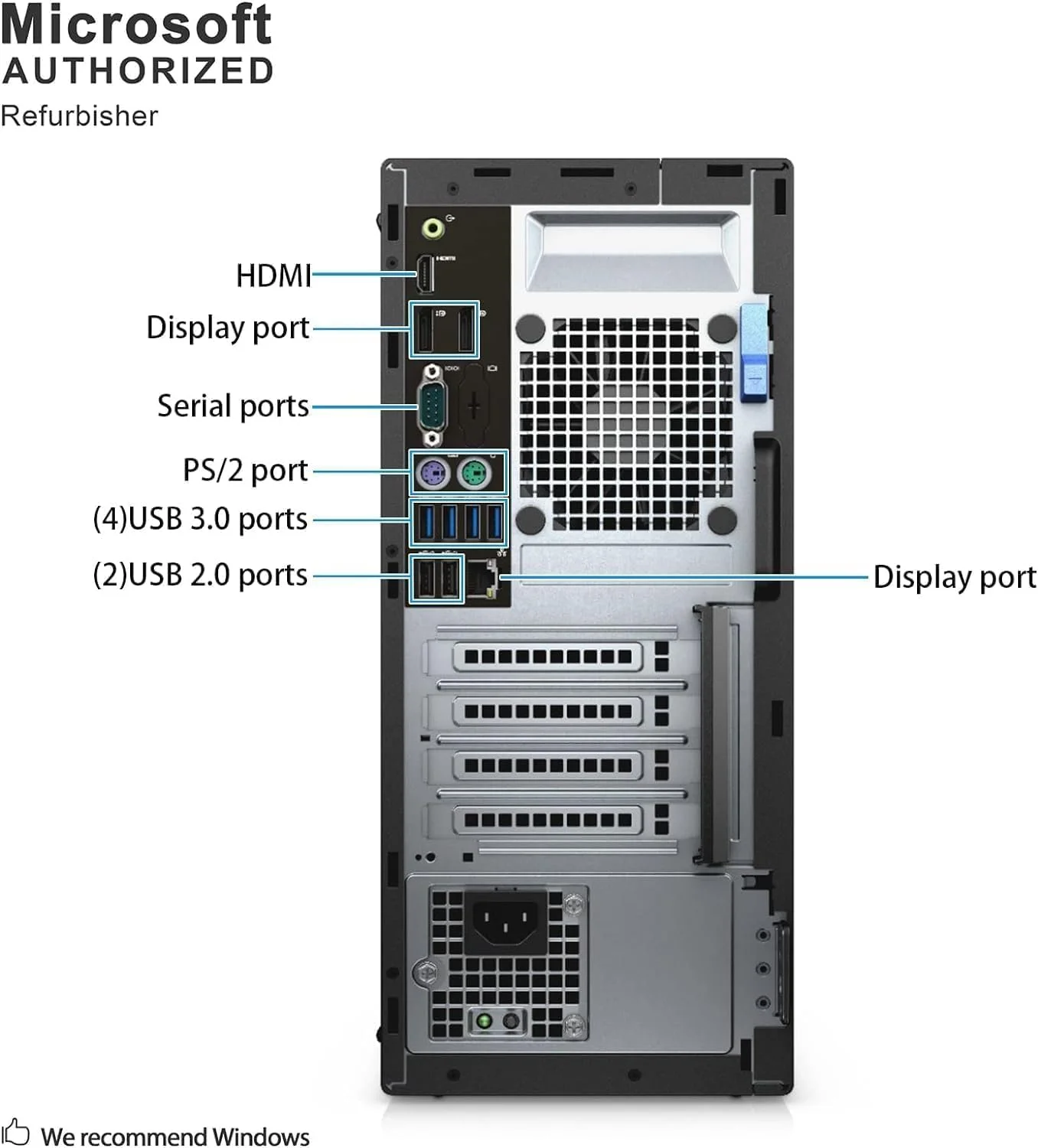 کامپیوتر رومیزی Dell Optiplex 7050 MT، مینی تاور 7050، پردازنده چهار هسته ای i5-7500 با فرکانس 3.4 گیگاهرتز تا 3.80 گیگاهرتز، 16 گیگابایت رم، 512 گیگابایت SSD، کیبورد بی سیم، ویندوز 10 پرو (بازسازی شده) کامپیوتر رومیزی Dell Optiplex 7050 MT، مینی تاور 7050، پردازنده چهار هسته ای i5-7500 با فرکانس 3.4 گیگاهرتز تا 3.80 گیگاهرتز، 16 گیگابایت رم، 512 گیگابایت SSD، کیبورد بی سیم، ویندوز 10 پرو (بازسازی شده)