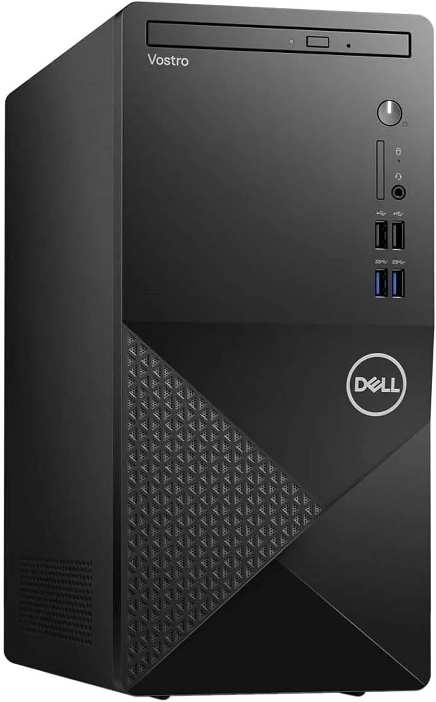 کامپیوتر رومیزی جدید Dell Vostro 3910 نسل دوازدهم 2023، پردازنده Intel Core i7-12700 | رم 16 گیگابایتی DDR4 | حافظه SSD 512 گیگابایتی | WiFi 802.11ac | بلوتوث 5.0 | بدون DVD | ویندوز 11 (مشکی)