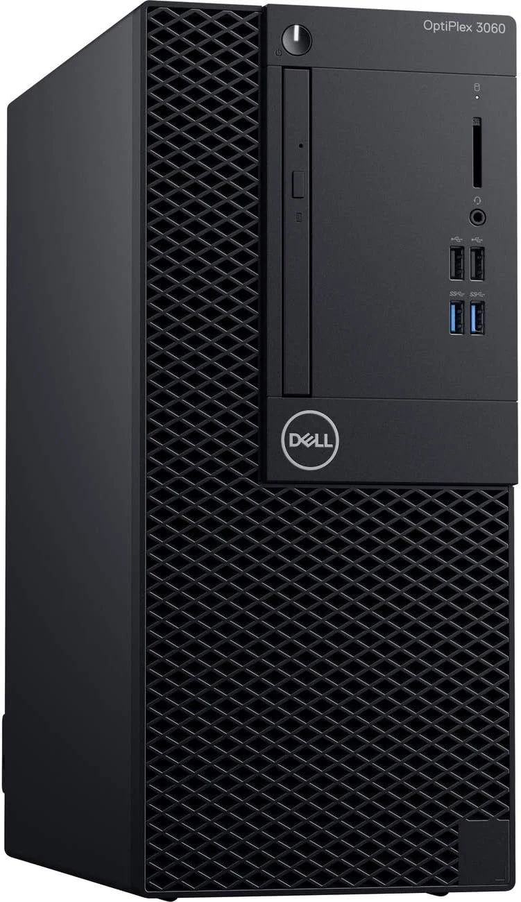 کامپیوتر رومیزی کوچک Dell OptiPlex 3060 با پردازنده شش هسته ای Intel Core i5-8500 3 GHz، رم 4 گیگابایتی، هارد دیسک 500 گیگابایتی (X38KM)