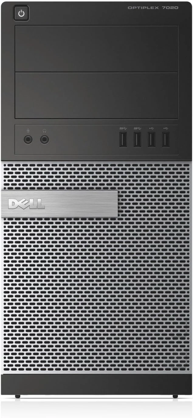 کامپیوتر رومیزی Dell OptiPlex 7020 Mini Tower (پردازنده Intel Core i5-4590 3.3 GHz، رم 4 گیگابایت، هارد دیسک 500 گیگابایت، DVDRW، LAN، گرافیک یکپارچه، 64 بیت، Windows 7 Pro)