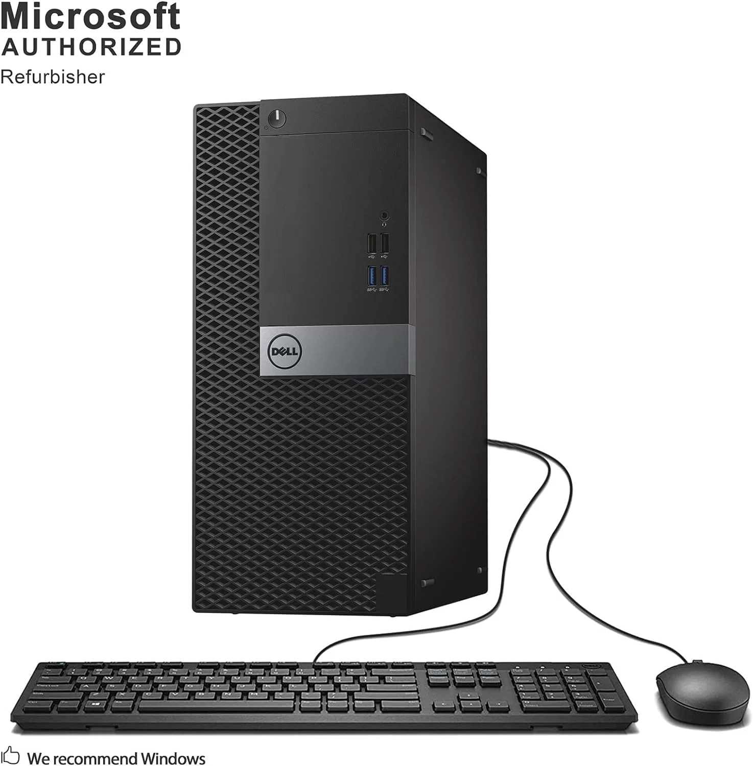 کامپیوتر رومیزی Dell Optiplex 7040 MT i7، کامپیوتر 7040 Tower با پردازنده چهار هسته ای i7-6700 با فرکانس 3.4 گیگاهرتز تا 4.0 گیگاهرتز، 32 گیگابایت رم، 512 گیگابایت SSD، کیبورد RGB، ویندوز 10 پرو (بازسازی شده) کامپیوتر رومیزی Dell Optiplex 7040 MT i7، کامپیوتر 7040 Tower با پردازنده چهار هسته ای i7-6700 با فرکانس 3.4 گیگاهرتز تا 4.0 گیگاهرتز، 32 گیگابایت رم، 512 گیگابایت SSD، کیبورد RGB، ویندوز 10 پرو (بازسازی شده)