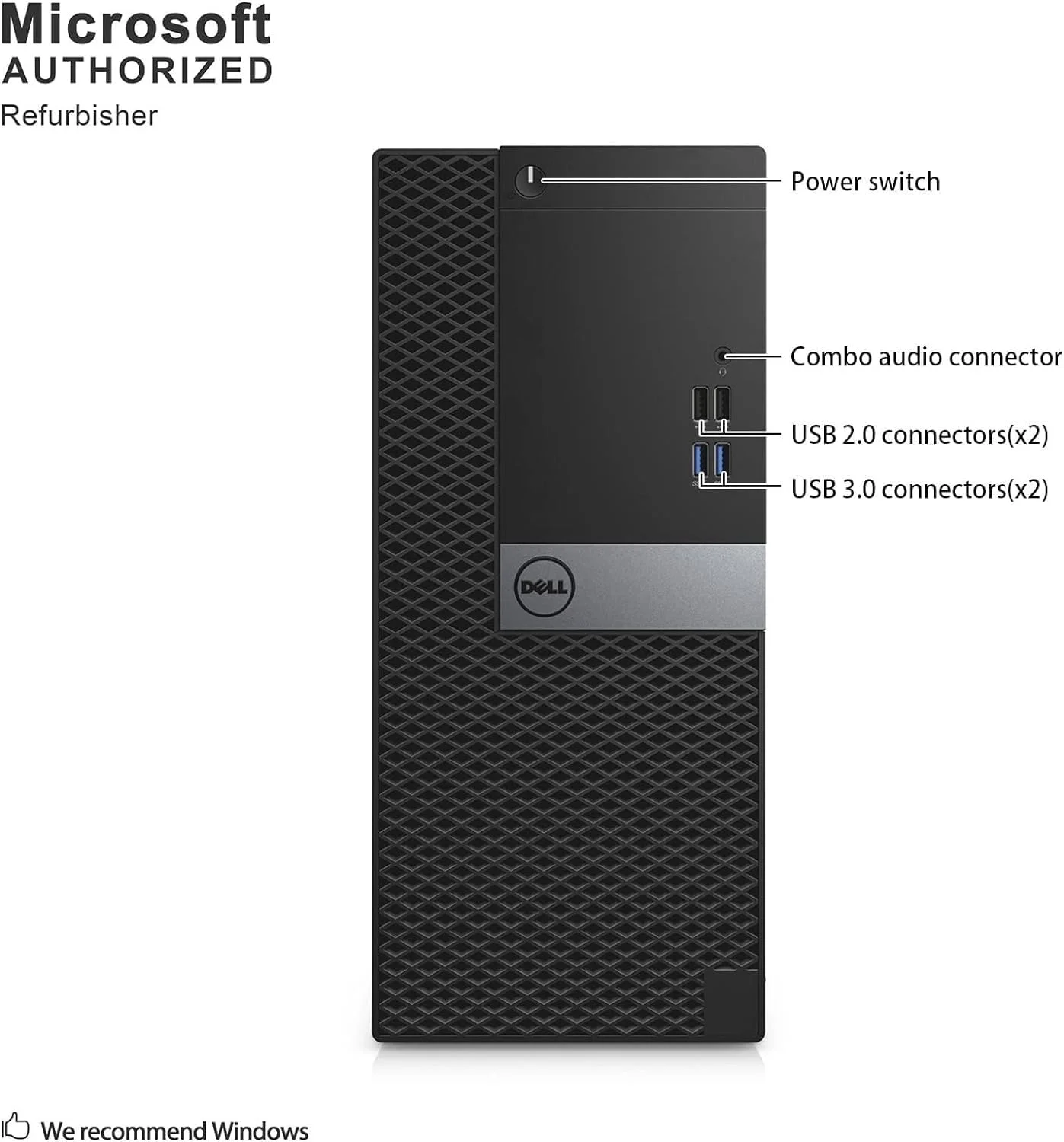 کامپیوتر رومیزی Dell Optiplex 7040 MT i7، کامپیوتر 7040 Tower با پردازنده چهار هسته ای i7-6700 با فرکانس 3.4 گیگاهرتز تا 4.0 گیگاهرتز، 32 گیگابایت رم، 512 گیگابایت SSD، کیبورد RGB، ویندوز 10 پرو (بازسازی شده) کامپیوتر رومیزی Dell Optiplex 7040 MT i7، کامپیوتر 7040 Tower با پردازنده چهار هسته ای i7-6700 با فرکانس 3.4 گیگاهرتز تا 4.0 گیگاهرتز، 32 گیگابایت رم، 512 گیگابایت SSD، کیبورد RGB، ویندوز 10 پرو (بازسازی شده)