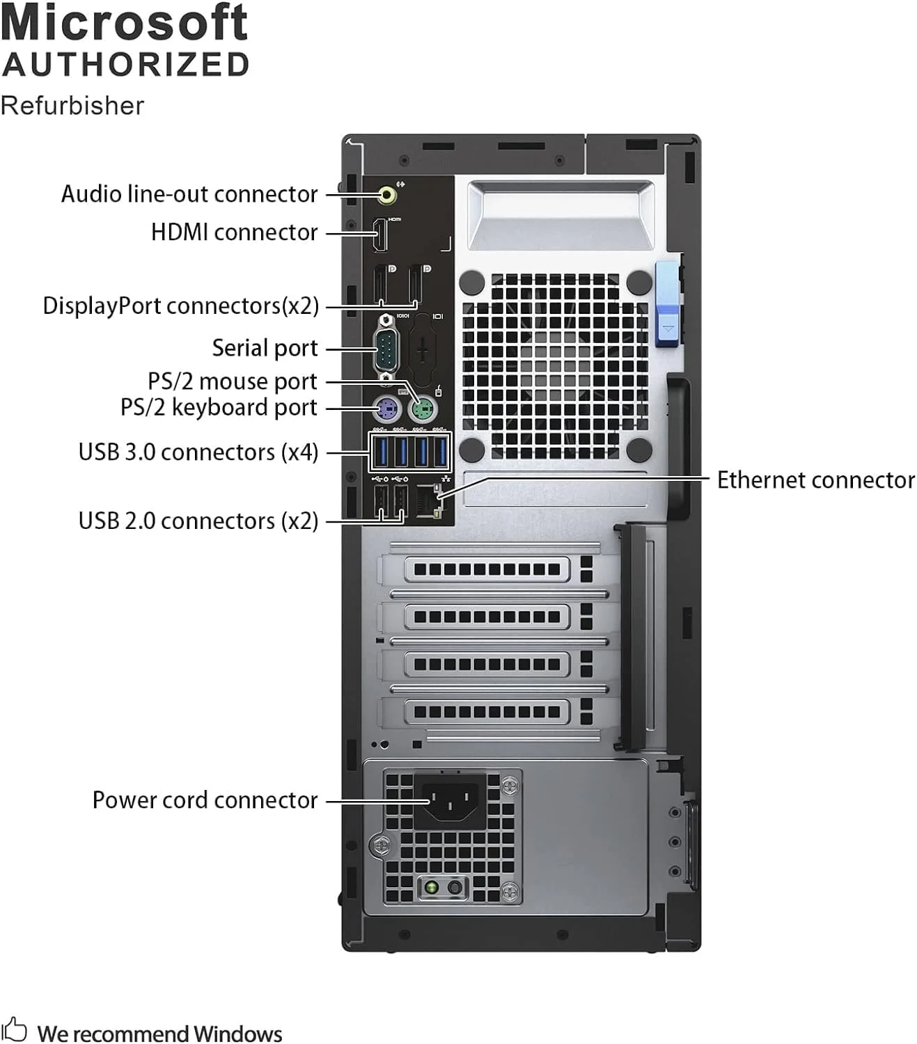 کامپیوتر رومیزی Dell Optiplex 7040 MT i7، کامپیوتر 7040 Tower با پردازنده چهار هسته ای i7-6700 با فرکانس 3.4 گیگاهرتز تا 4.0 گیگاهرتز، 32 گیگابایت رم، 512 گیگابایت SSD، کیبورد RGB، ویندوز 10 پرو (بازسازی شده) کامپیوتر رومیزی Dell Optiplex 7040 MT i7، کامپیوتر 7040 Tower با پردازنده چهار هسته ای i7-6700 با فرکانس 3.4 گیگاهرتز تا 4.0 گیگاهرتز، 32 گیگابایت رم، 512 گیگابایت SSD، کیبورد RGB، ویندوز 10 پرو (بازسازی شده)