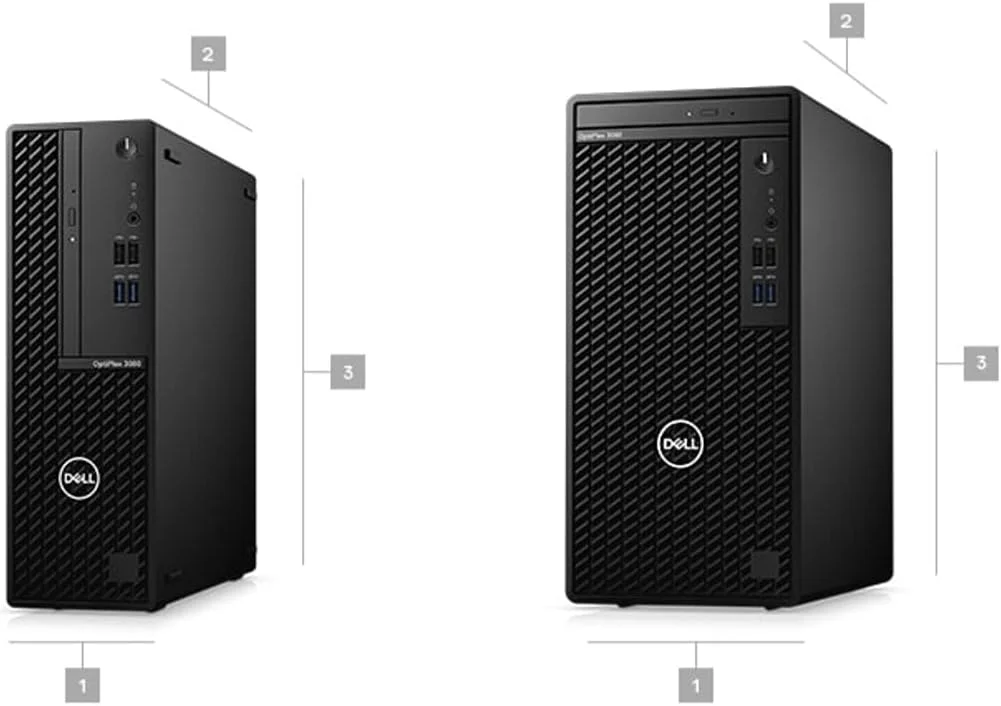 کامپیوتر رومیزی Dell Optiplex 3000 3080 MT Mini Tower (مدل 2020) | پردازنده Core i5 - هارد 1 ترابایتی - رم 8 گیگابایتی | 6 هسته با فرکانس 4.3 گیگاهرتز - ویندوز 10 پرو کامپیوتر رومیزی Dell Optiplex 3000 3080 MT Mini Tower (مدل 2020) | پردازنده Core i5 - هارد 1 ترابایتی - رم 8 گیگابایتی | 6 هسته با فرکانس 4.3 گیگاهرتز - ویندوز 10 پرو