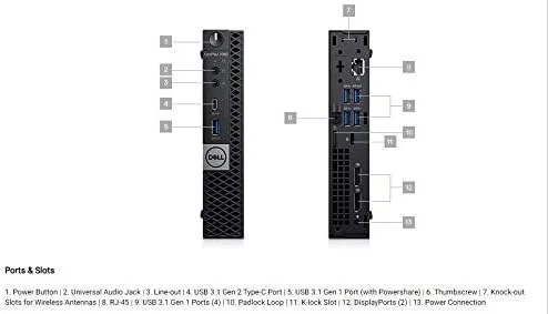 کامپیوتر رومیزی Dell Optiplex 7060 Micro MFF (بازسازی شده) پردازنده Intel i7-8700T 6 هسته ای 2.40GHz رم 16GB DDR4 SSD M.2 NVMe 256GB وای فای بلوتوث HDMI کیبورد و ماوس جدید Dell ویندوز 10 پرو کامپیوتر رومیزی Dell Optiplex 7060 Micro MFF (بازسازی شده) پردازنده Intel i7-8700T 6 هسته ای 2.40GHz رم 16GB DDR4 SSD M.2 NVMe 256GB وای فای بلوتوث HDMI کیبورد و ماوس جدید Dell ویندوز 10 پرو