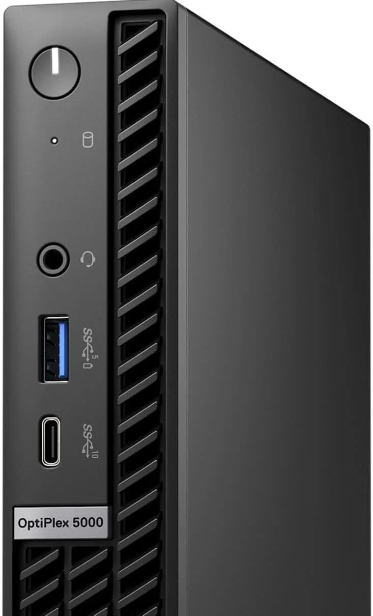 کامپیوتر رومیزی دل OptiPlex 5000 - پردازنده Intel Core i5 نسل 12 i5-12500T شش هسته ای (6 هسته) 2 گیگاهرتز - 16 گیگابایت رم DDR4 SDRAM - 256 گیگابایت M.2 PCI Express NVMe 3.0 x4 SSD - میکرو پی سی - مشکی کامپیوتر رومیزی دل OptiPlex 5000 - پردازنده Intel Core i5 نسل 12 i5-12500T شش هسته ای (6 هسته) 2 گیگاهرتز - 16 گیگابایت رم DDR4 SDRAM - 256 گیگابایت M.2 PCI Express NVMe 3.0 x4 SSD - میکرو پی سی - مشکی