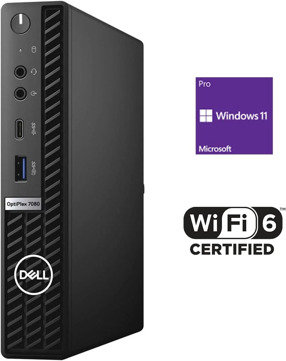 کامپیوتر رومیزی Dell OptiPlex 3080 Micro Form Factor 2021، پردازنده Intel Core i5-10500T، رم 16 گیگابایتی DDR4، حافظه SSD 512 گیگابایتی، WiFi، HDMI، بلوتوث، کیبورد و ماوس سیمی، Windows 10 Pro کامپیوتر رومیزی Dell OptiPlex 3080 Micro Form Factor 2021، پردازنده Intel Core i5-10500T، رم 16 گیگابایتی DDR4، حافظه SSD 512 گیگابایتی، WiFi، HDMI، بلوتوث، کیبورد و ماوس سیمی، Windows 10 Pro