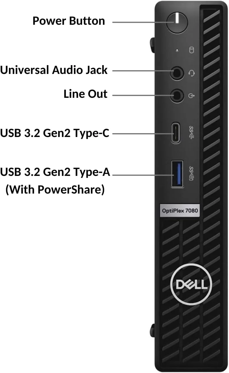 کامپیوتر رومیزی Dell OptiPlex 3080 Micro Form Factor 2021، پردازنده Intel Core i5-10500T، رم 16 گیگابایتی DDR4، حافظه SSD 512 گیگابایتی، WiFi، HDMI، بلوتوث، کیبورد و ماوس سیمی، Windows 10 Pro کامپیوتر رومیزی Dell OptiPlex 3080 Micro Form Factor 2021، پردازنده Intel Core i5-10500T، رم 16 گیگابایتی DDR4، حافظه SSD 512 گیگابایتی، WiFi، HDMI، بلوتوث، کیبورد و ماوس سیمی، Windows 10 Pro