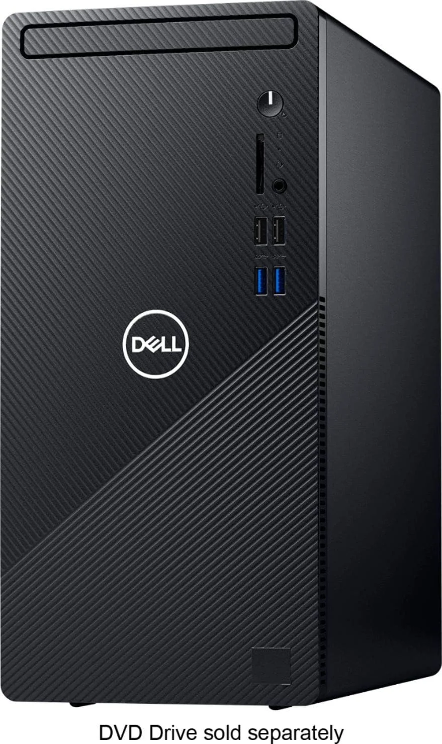 کامپیوتر رومیزی جدید Dell Inspiron 3880 مدل 2021، پردازنده چهارهسته‌ای Intel Core i5-10400 نسل دهم، رم 16 گیگابایتی DDR4، حافظه SSD PCIe 256 گیگابایتی + هارد دیسک 1 ترابایتی، WiFi، VGA، HDMI، بلوتوث، ویندوز 10 هوم، مشکی (آخرین مدل)