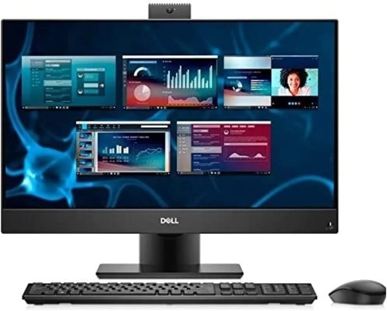 کامپیوتر آل این وان دل 5480 با پردازنده i5 10500T، رم 8 گیگابایت و حافظه 500 گیگابایت