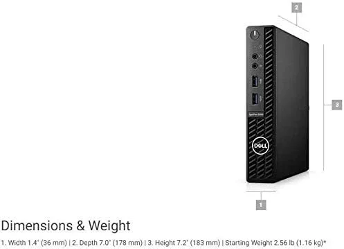 کامپیوتر رومیزی تجاری Dell OptiPlex 3080 Micro Form Factor مدل 2021، پردازنده 6 هسته ای Intel i5-10500T، رم 16 گیگابایتی، SSD 1 ترابایتی، WiFi، HDMI، DP، بلوتوث، Windows 10 Pro (آخرین مدل) کامپیوتر رومیزی تجاری Dell OptiPlex 3080 Micro Form Factor مدل 2021، پردازنده 6 هسته ای Intel i5-10500T، رم 16 گیگابایتی، SSD 1 ترابایتی، WiFi، HDMI، DP، بلوتوث، Windows 10 Pro (آخرین مدل)