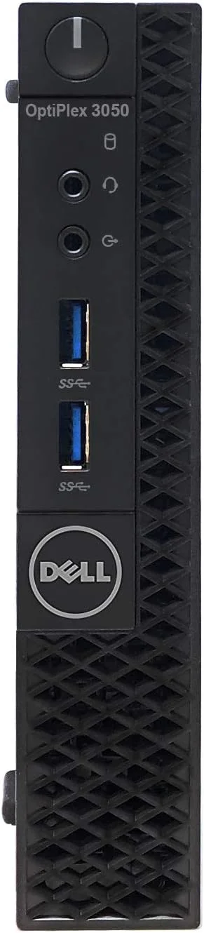 کامپیوتر رومیزی Dell Optiplex 3050 MFF با فرم فاکتور Micro - پردازنده نسل هفتم Intel Core i7-7700T چهار هسته ای تا 3.80 گیگاهرتز، 8 گیگابایت حافظه رم، 256 گیگابایت حافظه SSD، کارت گرافیک Intel HD 630، ویندوز 10 پرو