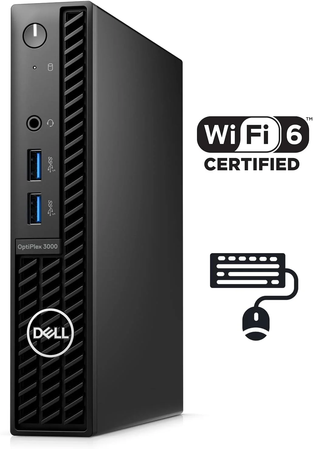 کامپیوتر رومیزی تجاری Dell Optiplex 3000 MFF، نسل دوازدهم پردازنده Intel Core i5-12500T، رم 32 گیگابایتی، SSD 1 ترابایتی، HDMI، RJ-45، کیبورد و ماوس سیمی، Displayport، Wi-Fi 6، ویندوز 11 پرو، مشکی کامپیوتر رومیزی تجاری Dell Optiplex 3000 MFF، نسل دوازدهم پردازنده Intel Core i5-12500T، رم 32 گیگابایتی، SSD 1 ترابایتی، HDMI، RJ-45، کیبورد و ماوس سیمی، Displayport، Wi-Fi 6، ویندوز 11 پرو، مشکی
